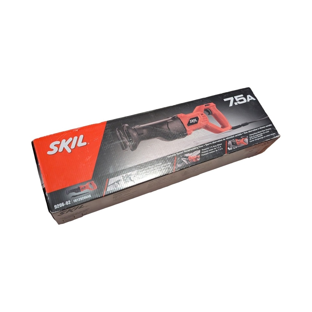 SKIL 9206-02 7.5 Amp Variable Speed Reciprocating Saw Corded w/ Blade - New